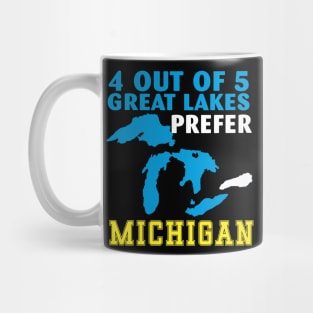 4 Out of 5 Great Lakes Prefer Michigan Mug